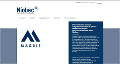 Desktop Screenshot of niobec.com